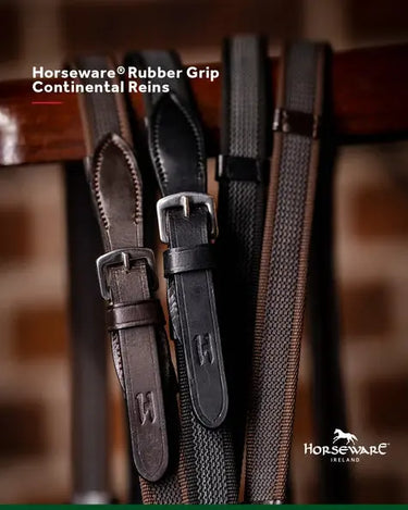 Horseware Ireland Rubber Grip Continental Reins| Online For Equine