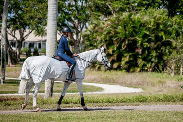 Horseware Ireland Silver/Titanium Grey & Silver Amigo Flyrider| Online For Equine