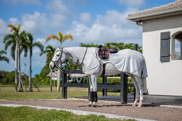 Horseware Ireland Silver/Titanium Grey & Silver Amigo Flyrider| Online For Equine