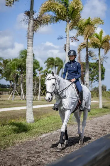 Horseware Ireland Silver/Titanium Grey & Silver Amigo Flyrider| Online For Equine