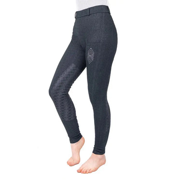 Hy Equestrian Children's Jesmond Jewel Denim Look Tights| Online For Equine