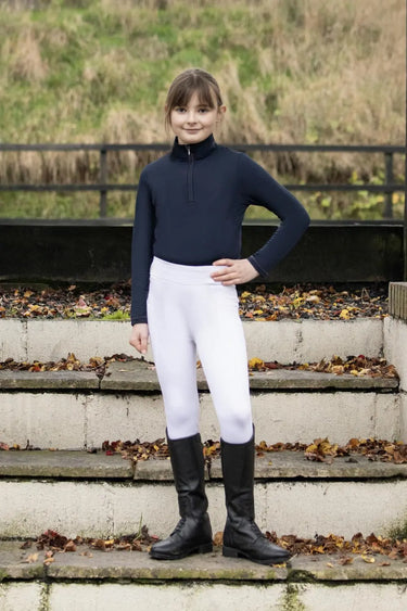 Hy Equestrian Children's Melton Riding Tights White| Online For Equine