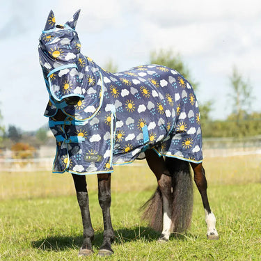 Hy Equestrian Come Rain or Shine Fly Mask with Ears and Detachable Nose| Online For Equine