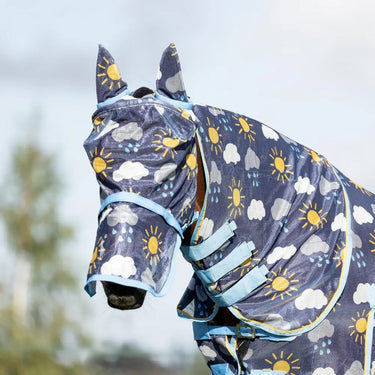 Hy Equestrian Come Rain or Shine Fly Mask with Ears and Detachable Nose| Online For Equine