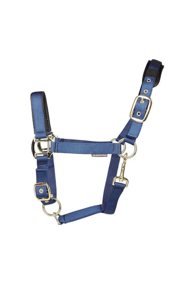Hy Equestrian Deluxe Padded Head Collar Navy| Online For Equine