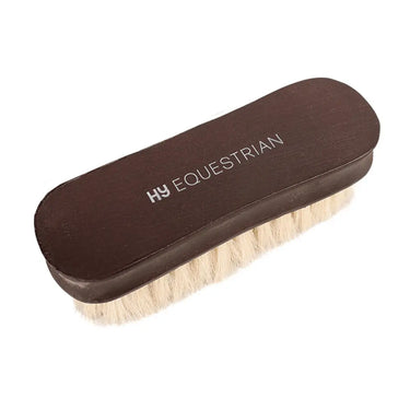 Hy Equestrian Deluxe Wooden Face Brush with Goats Hair| Online For Equine