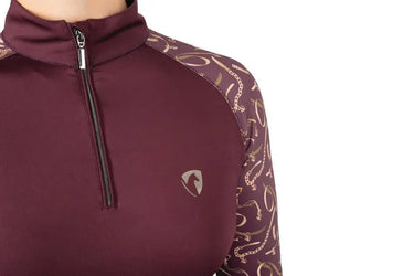 Hy Equestrian Elevate Heritage Base Layer- Berry| Online For Equine
