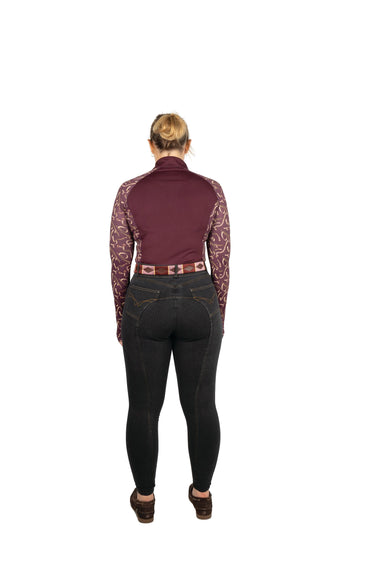Hy Equestrian Elevate Heritage Base Layer- Berry| Online For Equine