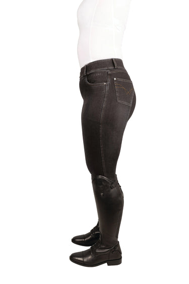 Hy Equestrian Elevate Style Denim Breeches Black| Online For Equine