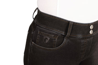 Hy Equestrian Elevate Style Denim Breeches Black| Online For Equine