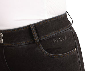Hy Equestrian Elevate Style Denim Breeches Black| Online For Equine