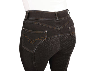 Hy Equestrian Elevate Style Denim Breeches Black| Online For Equine