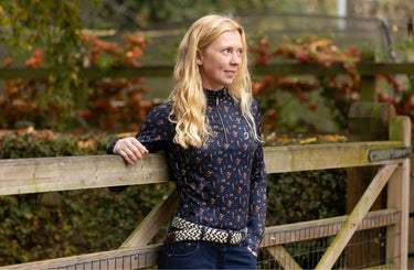 Hy Equestrian Elevate Style Denim Breeches Dark Blue| Online For Equine