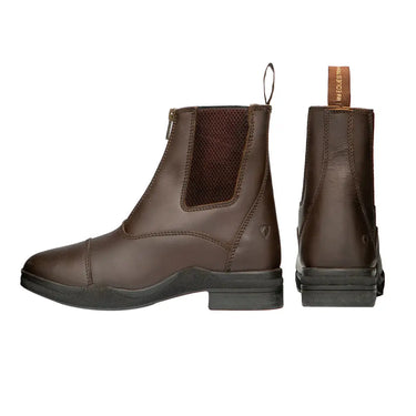 Hy Equestrian Fleece Lined Wax Leather Zip Jodhpur Boot| Online For Equine