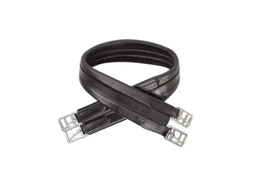Hy Equestrian Leather Padded Atherstone Girth (Elasticated One End)| Online For Equine