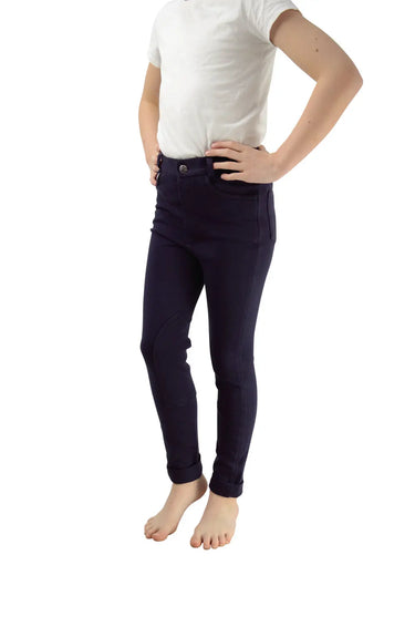 Hy Equestrian Melton Children's Jodhpurs Navy| Online For Equine