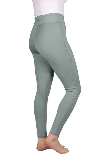 Hy Equestrian Melton Flex Riding Tights Dove Blue| Online For Equine