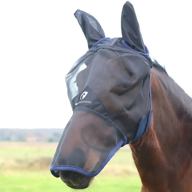 Hy Equestrian Mesh Full Mask with Ears and Nose| Online For Equine