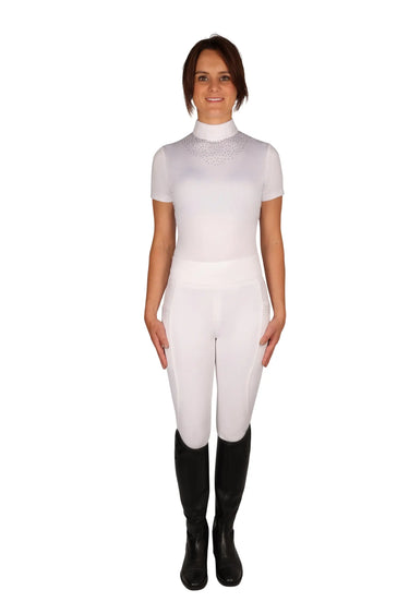 Hy Equestrian Roka Regal Riding Tights White| Online For Equine