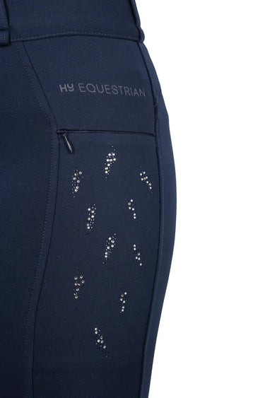 Hy Equestrian Roka Reign Riding Tights Navy| Online For Equine