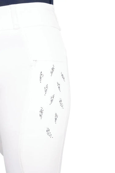 Hy Equestrian Roka Reign Riding Tights White| Online For Equine