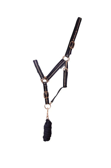 Hy Equestrian Rose Glitter Head Collar & Lead Rope Set| Online For Equine