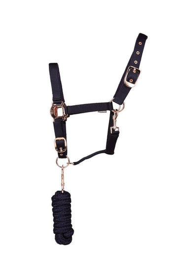 Hy Equestrian Rose Gold Head Collar & Lead Rope| Online For Equine