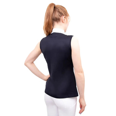 Hy Equestrian Sophia Sleeveless Show Shirt Rich Navy| Online For Equine