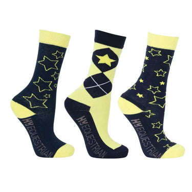 Hy Equestrian Stella Children's Socks (Pack of 3)| Online For Equine