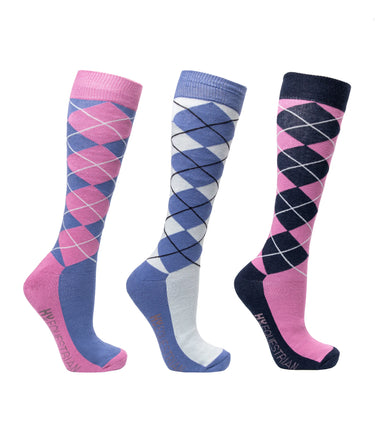 Hy Equestrian Synergy Argyle Socks (Pack of 3)| Online For Equine