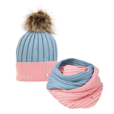 Hy Equestrian Synergy Luxury Bobble Hat and Snood Bundle Deal| Online For Equine