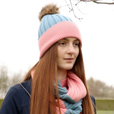 Hy Equestrian Synergy Luxury Bobble Hat and Snood Bundle Deal| Online For Equine