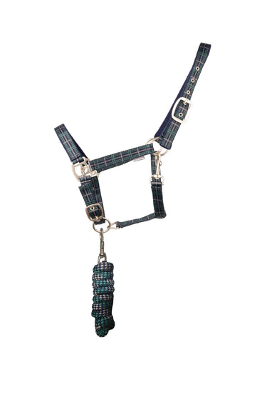 Hy Equestrian Tartan Head Collar with Lead Rope| Online For Equine