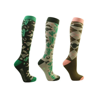 Hy Equestrian Wild Wild West Socks (Pack of 3)| Online For Equine