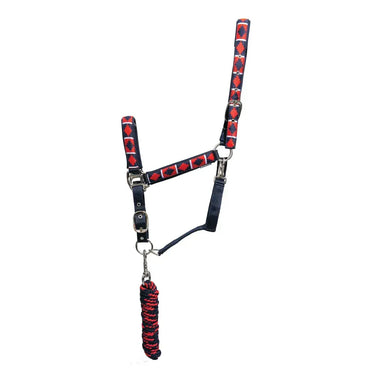 Hy Equestrian Woven Polo Head Collar and Lead Rope| Online For Equine