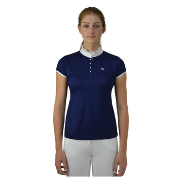 Buy Hy Fashion Alexandra Show Shirt-L / UK 14-Twilight Blue| Online for Equine