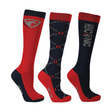 HyCONIC Children's Pattern Socks by Hy Equestrian (Pack of 3)| Online For Equine