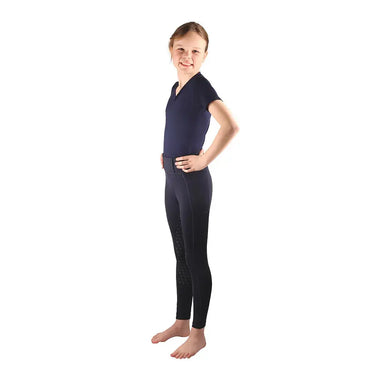 HyCONIC Children's Soria Riding Tights Navy| Online For Equine