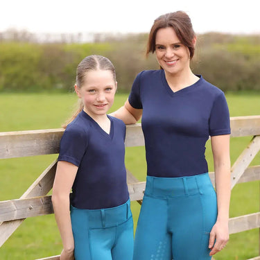 HyCONIC Children's Soria Riding Tights Teal| Online For Equine