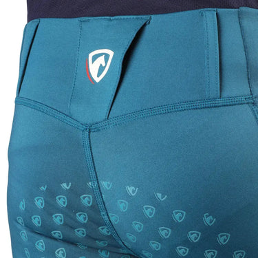 HyCONIC Children's Soria Riding Tights Teal| Online For Equine