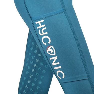 HyCONIC Children's Soria Riding Tights Teal| Online For Equine