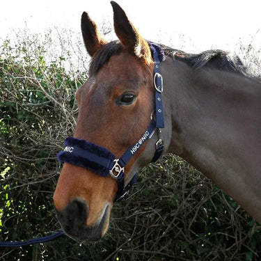 HyCONIC Faux Fur Head Collar & Lead Rope| Online For Equine