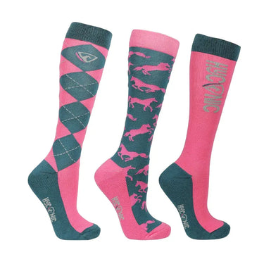 HyCONIC Pattern Socks by Hy Equestrian (Pack of 3)| Online For Equine