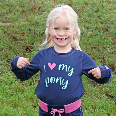 Buy I Love My Pony Collection Long Sleeve T-Shirt by Little Rider| Online for Equine