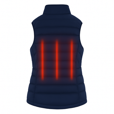 Equetech Inferno Ladies Asymmetrical Heated Gilet| Online For Equine