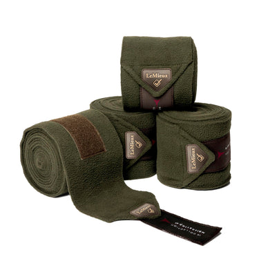 Buy Le Mieux Oak Green Luxury Polo Bandages-Pony | Online for Equine