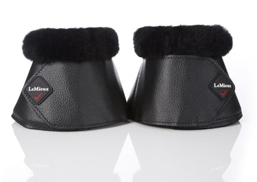 LeMieux Fleece WrapRound Over Reach Boots Black