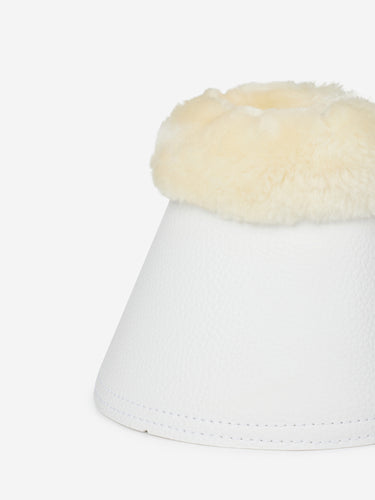 LeMieux Fleece WrapRound Over Reach Boots White