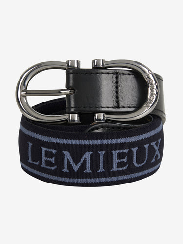 BuyLe Mieux Navy Contrast Elasticated Belt | Online for Equine