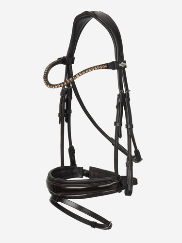 LeMieux Kudos Patent Dressage Bridle Brown